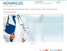 Tablet Screenshot of novarices.com